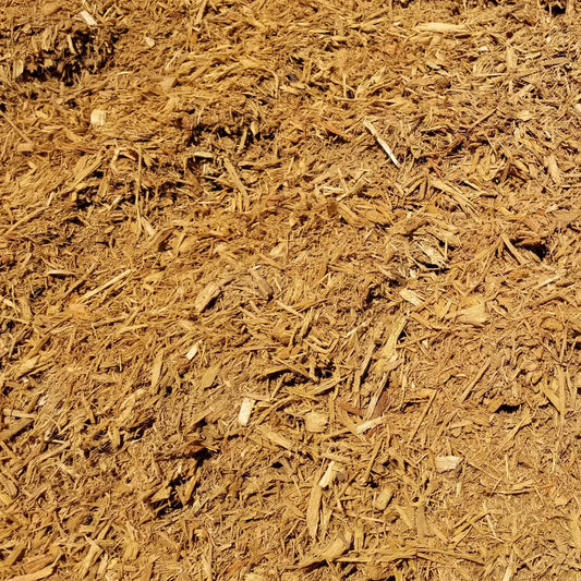 Close up of organic mulch for sale near me, natural mulch delivery near me Tampa.
