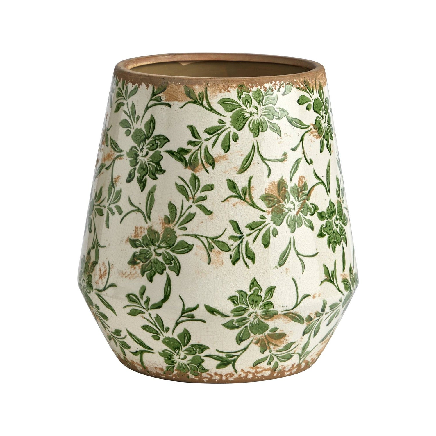High-quality small ceramic flower pot on sale for indoor outdoor use, shown on a white background.