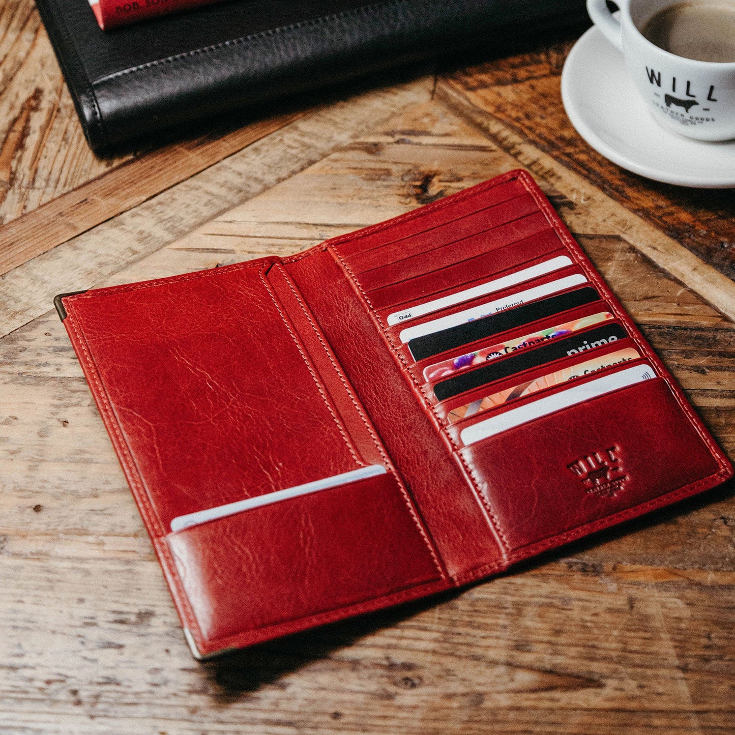 William Slim Italian Full Grain Leather Wallet