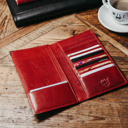 William Slim Italian Full Grain Leather Wallet