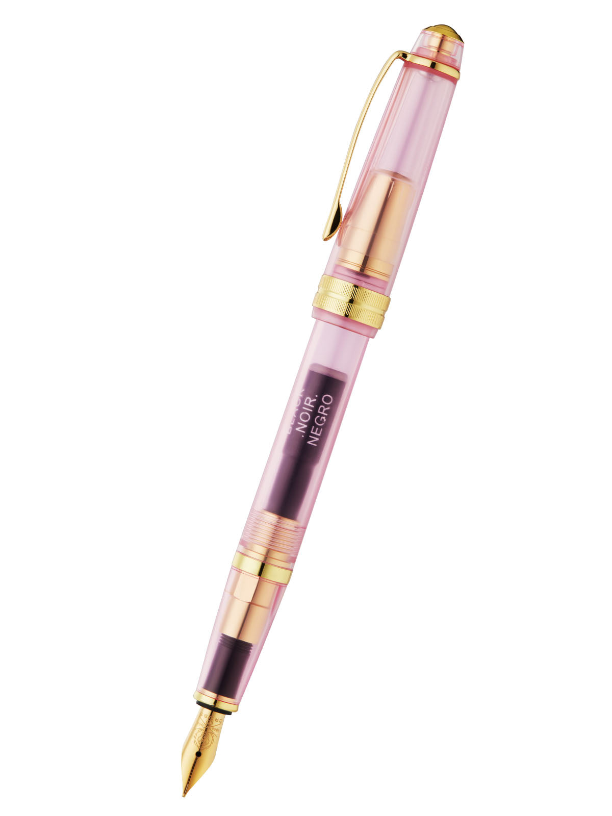 Bailey Light pink sapphire resin fountain pen with gold trim, extra-fine nib by A.T. Cross on Tampa Home & Garden Store