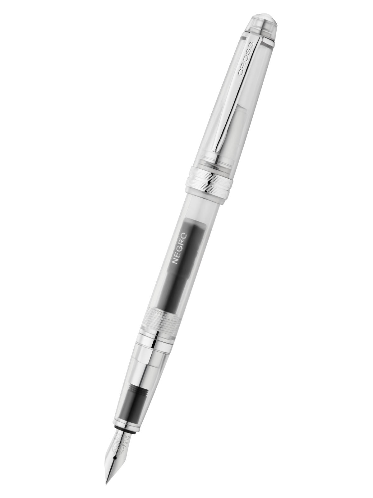 Bailey Light translucent clear resin fountain pen with extra-fine nib A.T. Cross on Tampa Home & Garden Store