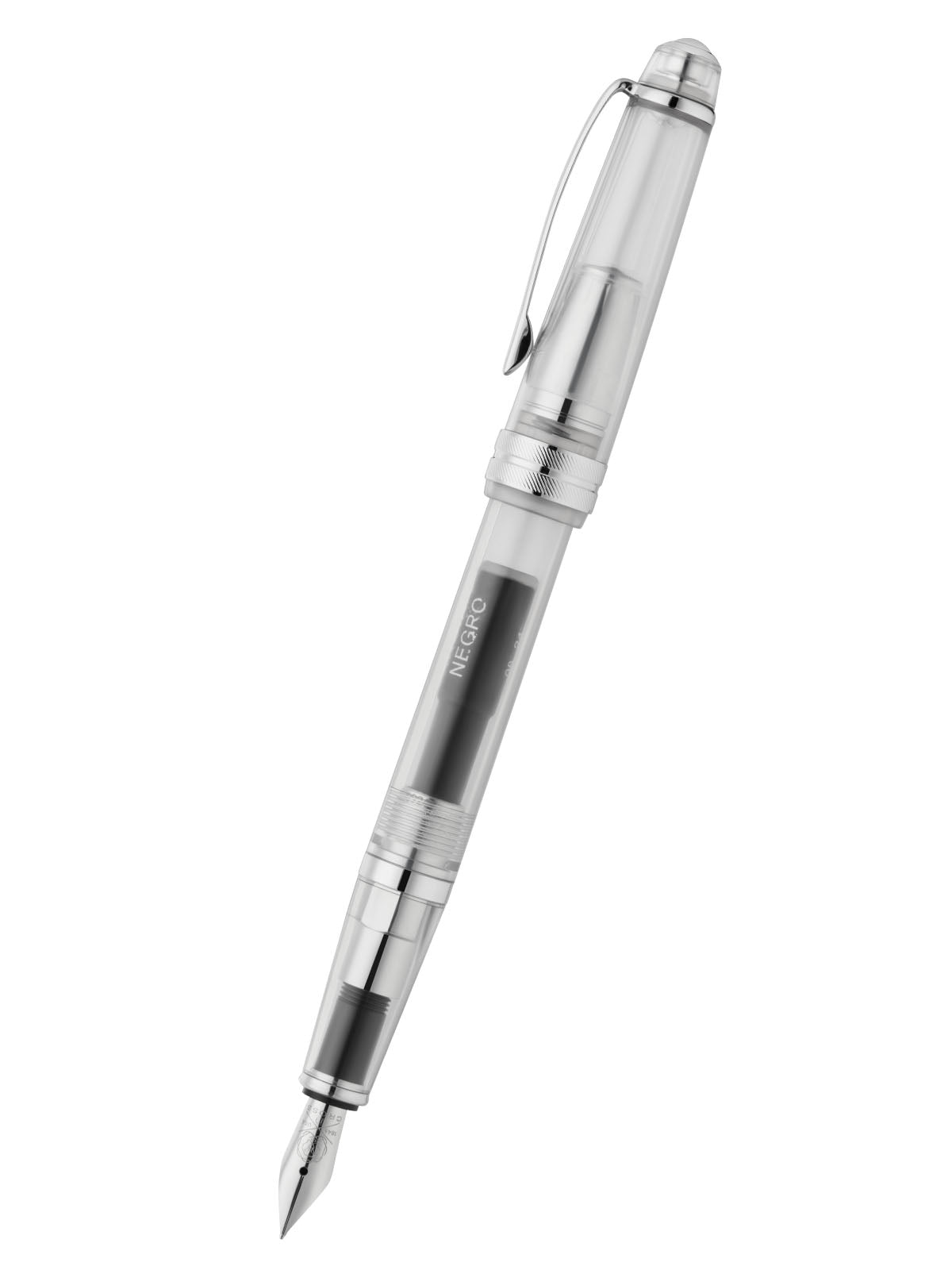 Cross Bailey Light translucent clear resin fountain pen with extra-fine nib and silver clip on Tampa Home & Garden Store
