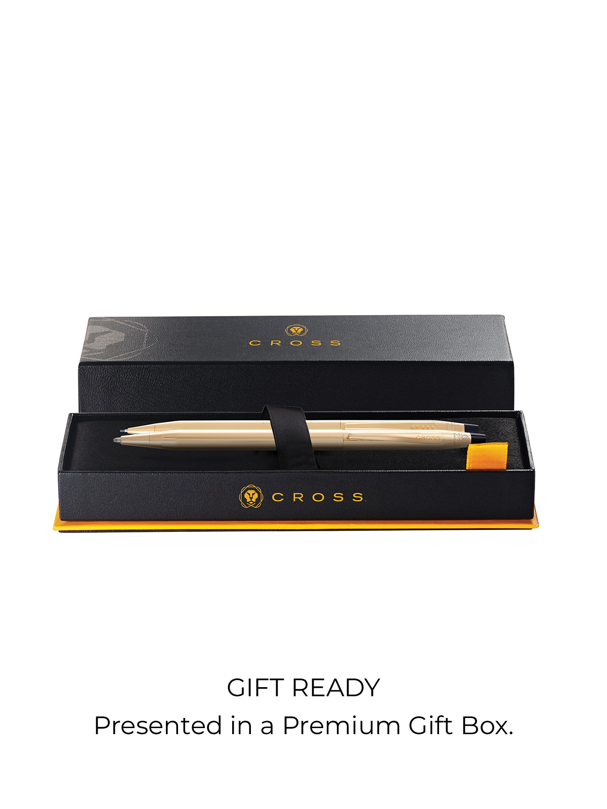 Cross Classic Century 23KT gold-plated pen and pencil set in black gift box on Tampa Home & Garden Store