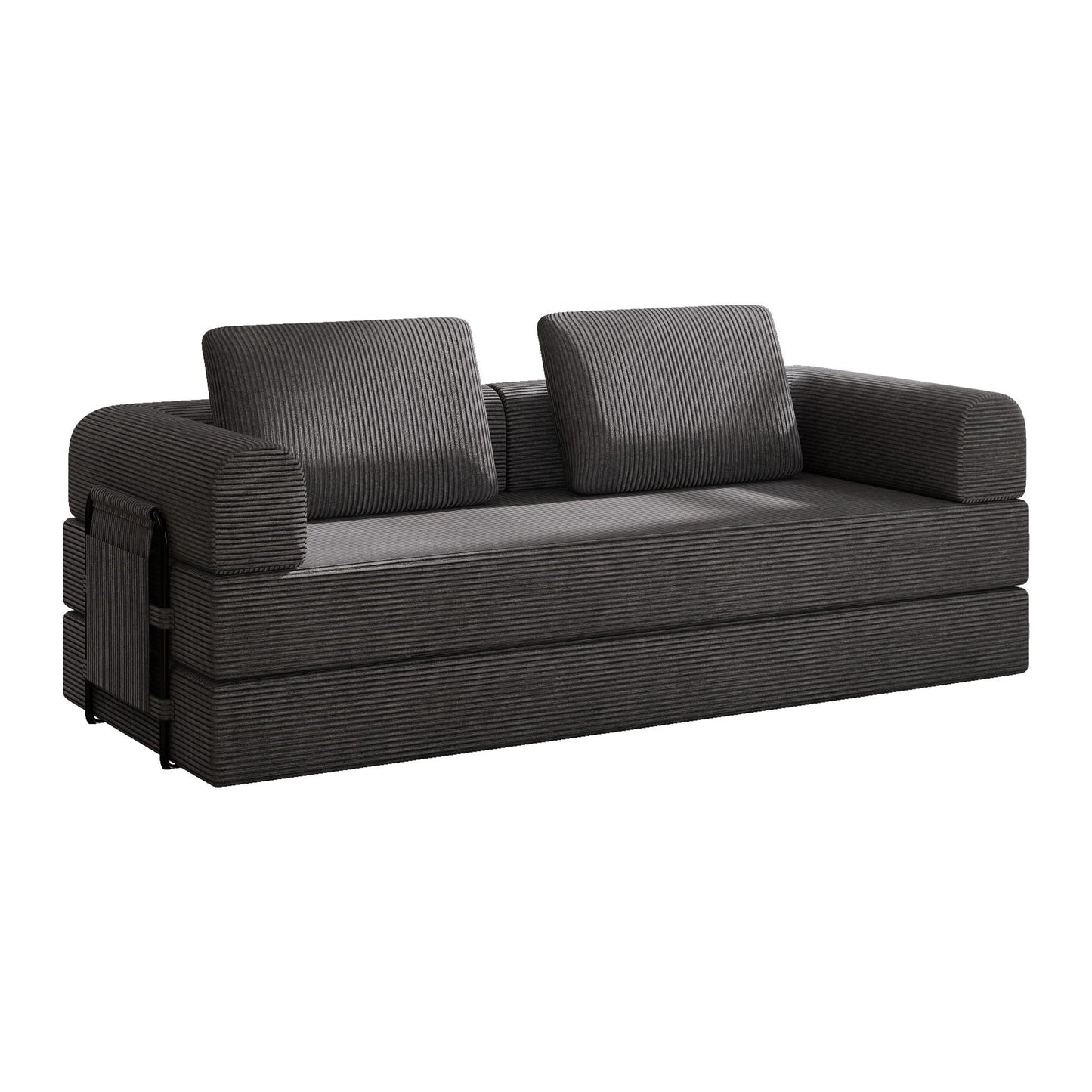 Premium Convertible Sofa And Cylindrical Pillow