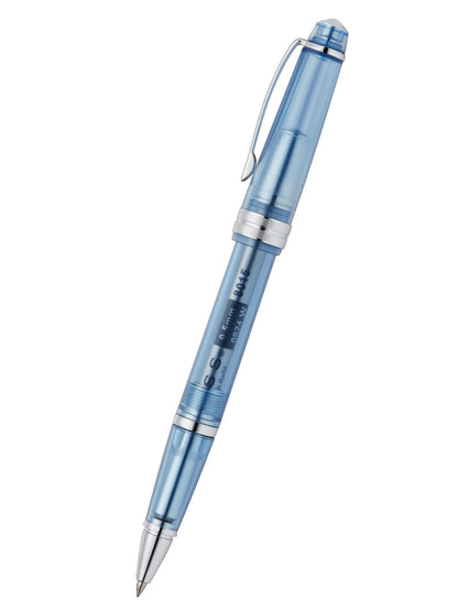 Bailey Light translucent navy-blue resin rollerball pen by A.T. Cross, silver clip on Tampa Home & Garden Store