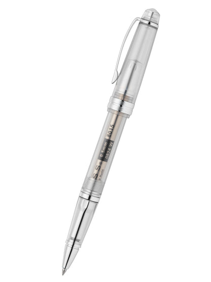 Bailey Light translucent clear resin rollerball pen by A.T. Cross with metal clip on Tampa Home & Garden Store