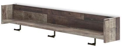 Neilsville wall mounted coat rack in reclaimed wood with bronze hooks Unique Piece Furniture on Tampa Home & Garden Store