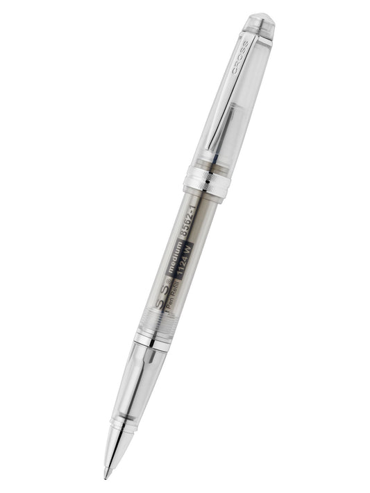 Bailey Light translucent clear resin ballpoint pen with chrome accents by A.T. Cross on Tampa Home & Garden Store