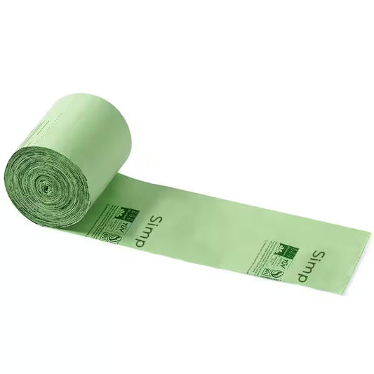 Bolsas de basura compostables SUPERBIO – 13 galones (22,8" x 36,6"), 50 bolsas por rollo 