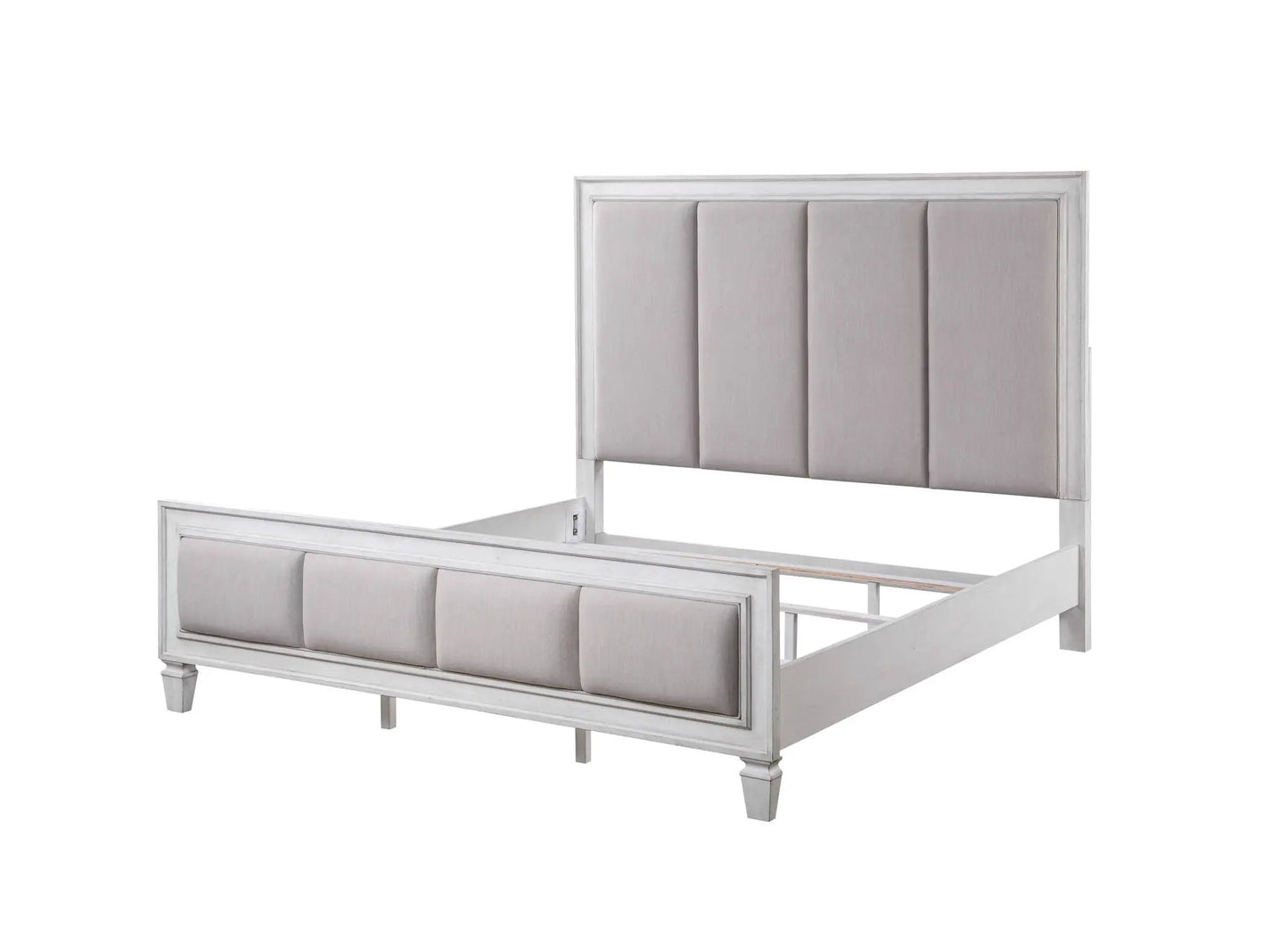 Katia Upholstered Bed With Padded Headboard