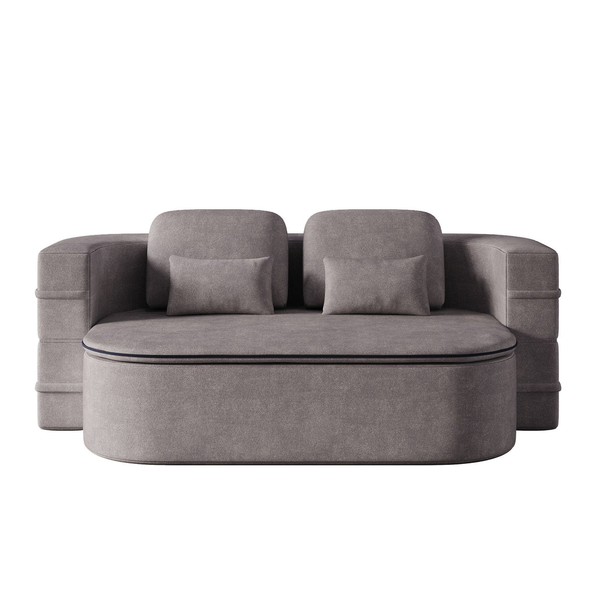 Foldable Sofa Bed with a Multi Functional Blanket
