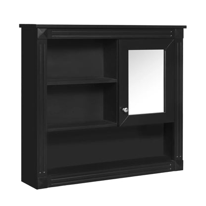 Wall Mounted Cabinet With Mirror and Shelves