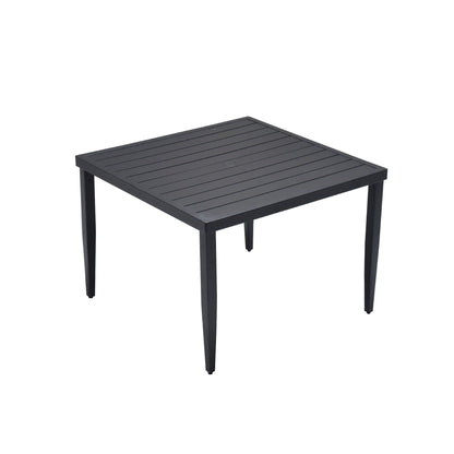 Aluminum Outdoor Patio Dining Table With Legs