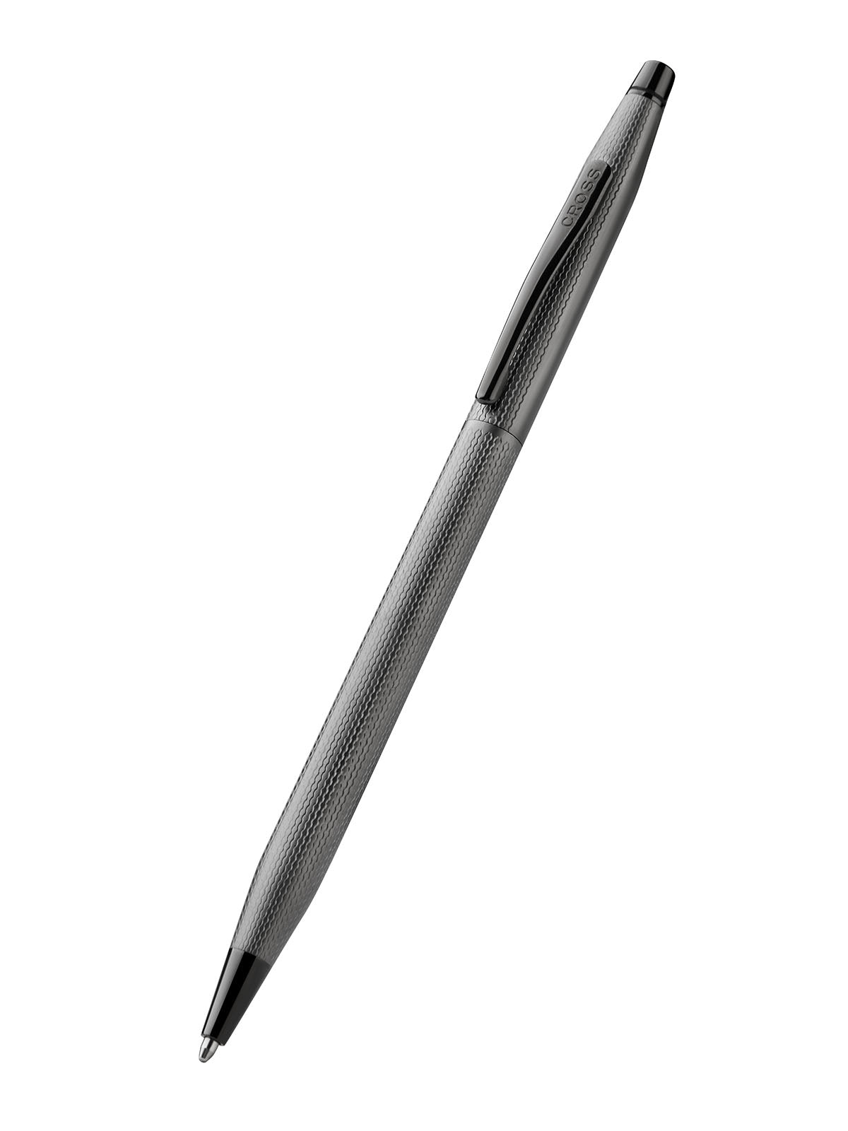 A.T. Cross Classic Century slate gray engraved diamond-pattern ballpoint pen with clip on Tampa Home & Garden Store