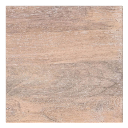 Natural Mango Wood Side Table top with visible grain texture and warm finish on Tampa Home & Garden Store