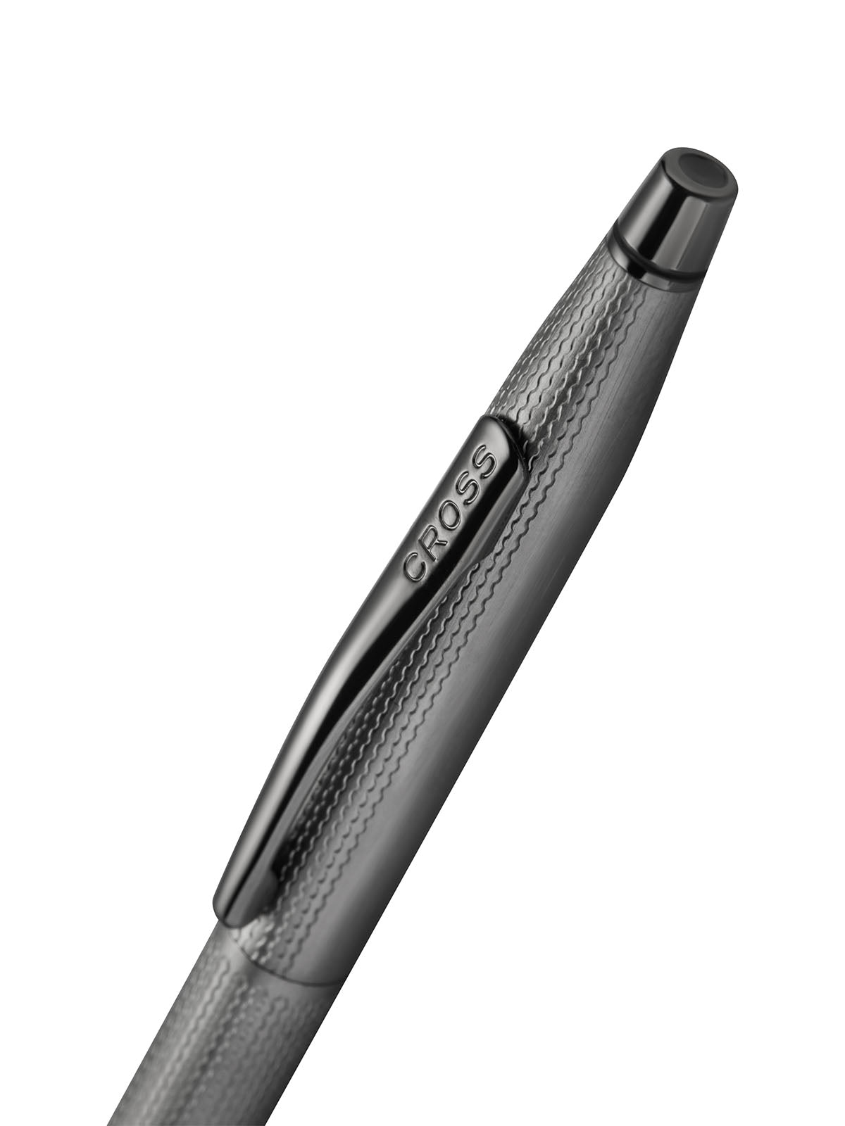 Cross Classic Century slate gray ballpoint pen with engraved diamond pattern and CROSS clip on Tampa Home & Garden Store