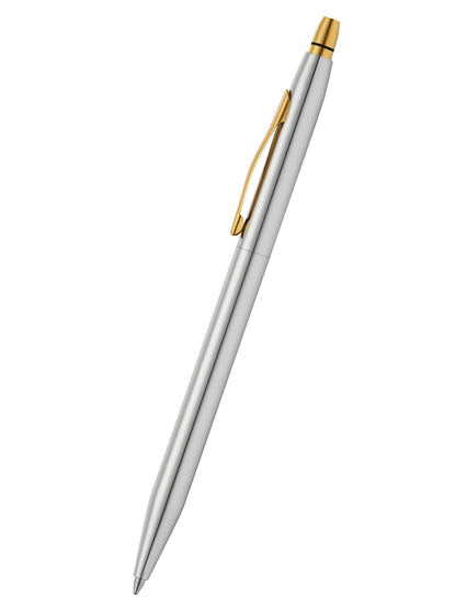 Click Medalist ballpoint pen by A.T. Cross in silver with gold clip on Tampa Home & Garden Store
