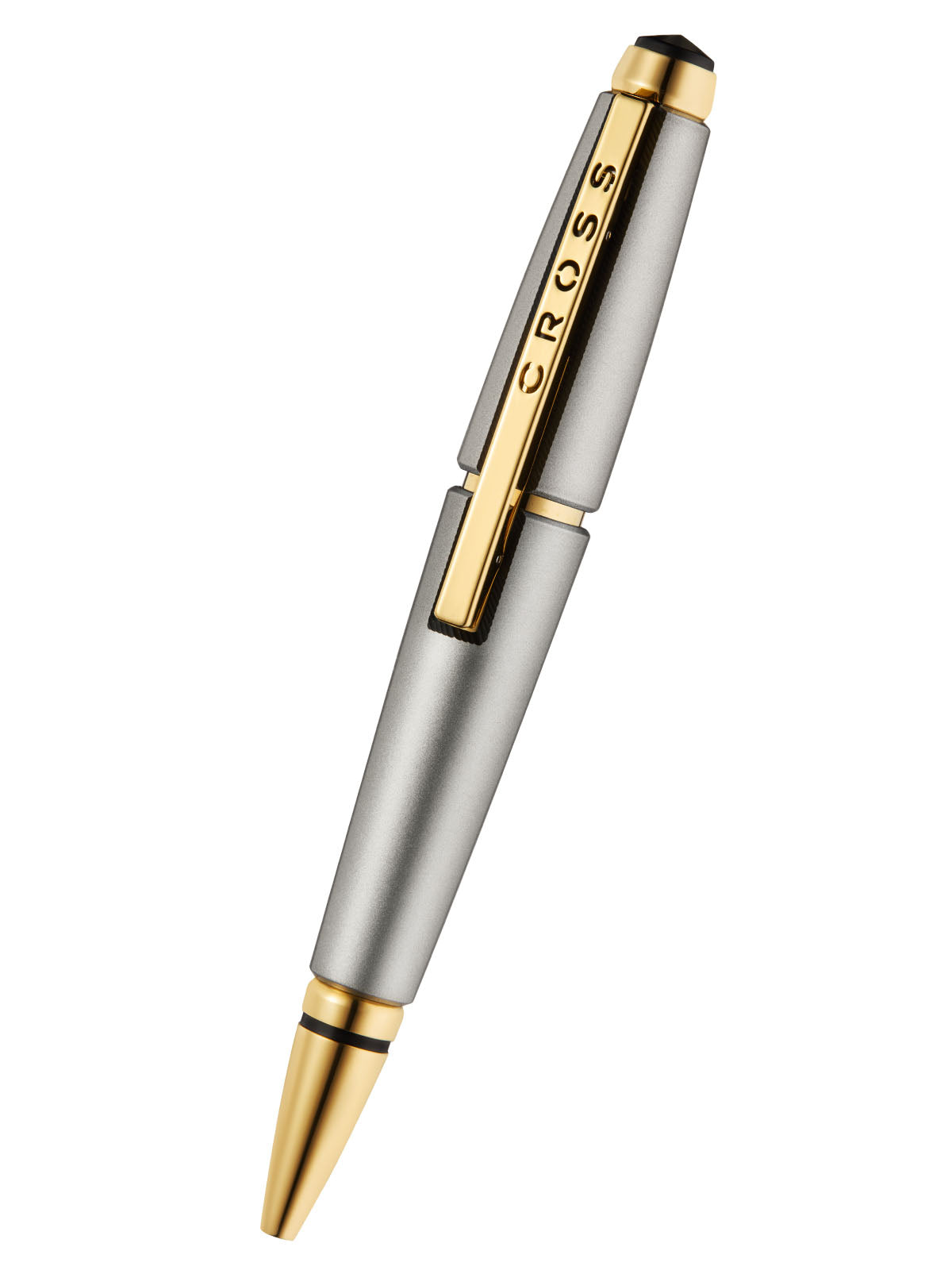 Edge Sonic Titanium Lacquer rollerball pen with gold PVD appointments by A.T. Cross on Tampa Home & Garden Store