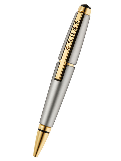 Edge Sonic Titanium Lacquer rollerball pen with gold PVD appointments by A.T. Cross on Tampa Home & Garden Store