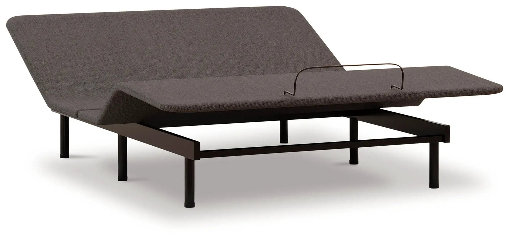 Head/Foot Model Adjustable Base in brown fabric with metal frame by Unique Piece Furniture on Tampa Home & Garden Store