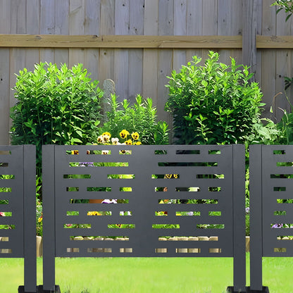 Air Conditioner Privacy Fence Cover and 3 Panels