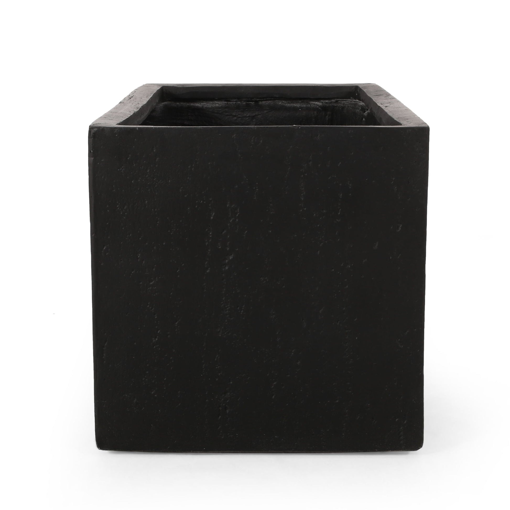 Modern Outdoor Planter square black concrete planter by HouseOfZazla on Tampa Home & Garden Store