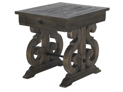 Bellamy Rectangular Table in Peppercorn Finish
