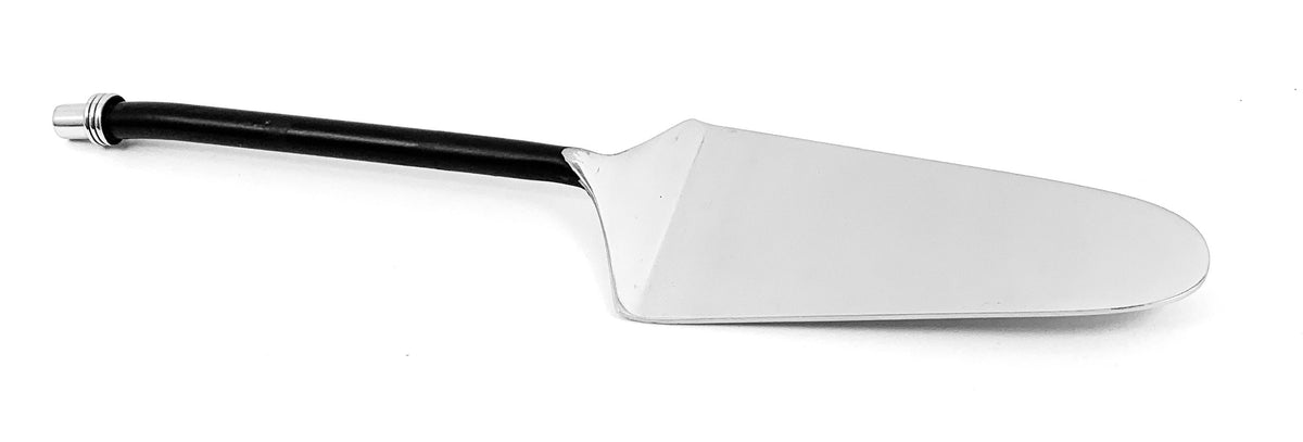 Vibhsa cake server with black twisted handle and stainless blade, cake serving set on Tampa Home & Garden Store