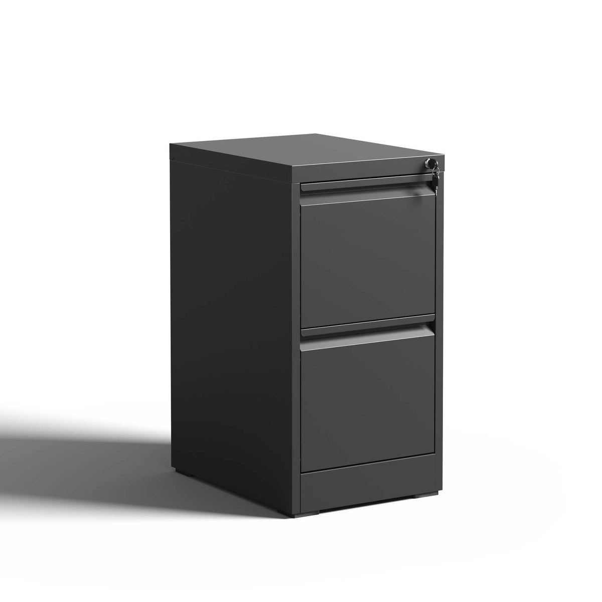 HouseOfZazla steel vertical file cabinet with lock, black finish, 4-drawer on Tampa Home & Garden Store