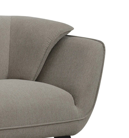 Nayeli - Boucle Sofa close-up in taupe fabric, stationary sofa by Unique Piece Furniture on Tampa Home & Garden Store