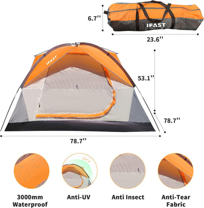 Compact and Durable Two Person Camping Tent