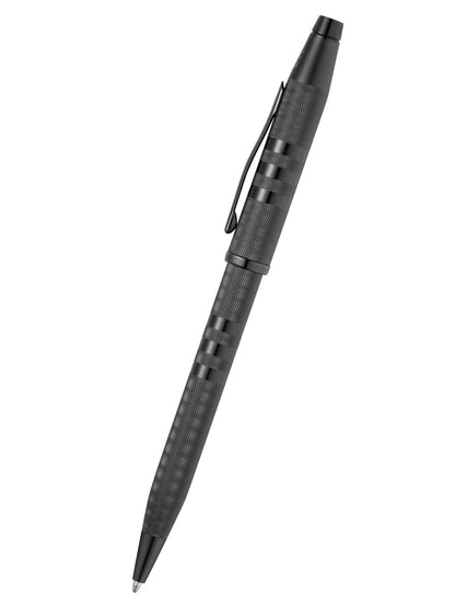 Century® II Midnight Black ballpoint pen by A.T. Cross with textured grip and metal clip on Tampa Home & Garden Store