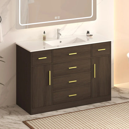 Bathroom Vanity with Ample Storage and Soft Doors