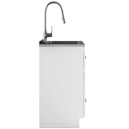 Lawrence Laundry Cabinet with Faucet and Sink