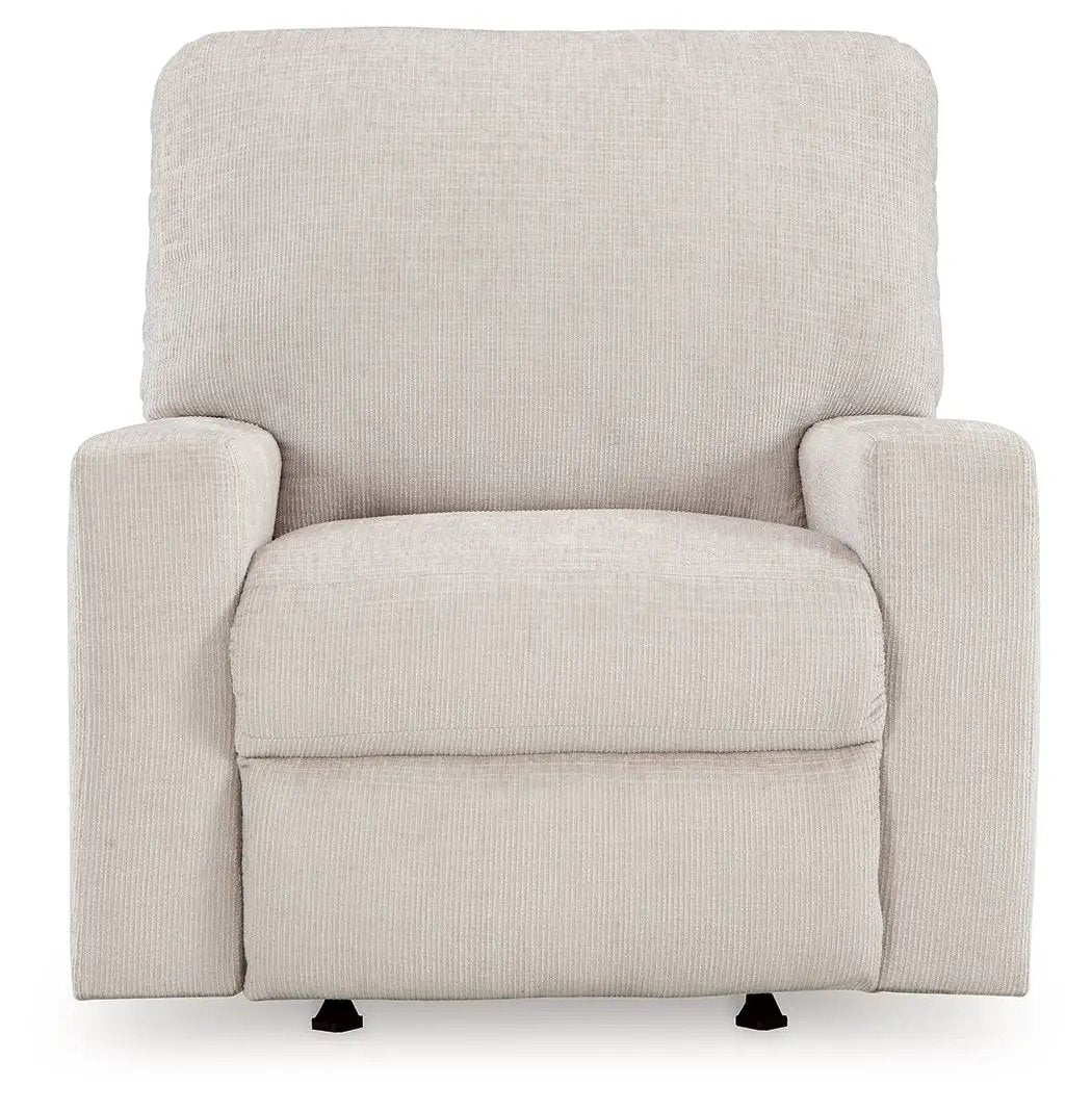 Aviemore Rocker Recliner beige fabric upholstery by Unique Piece Furniture on Tampa Home & Garden Store