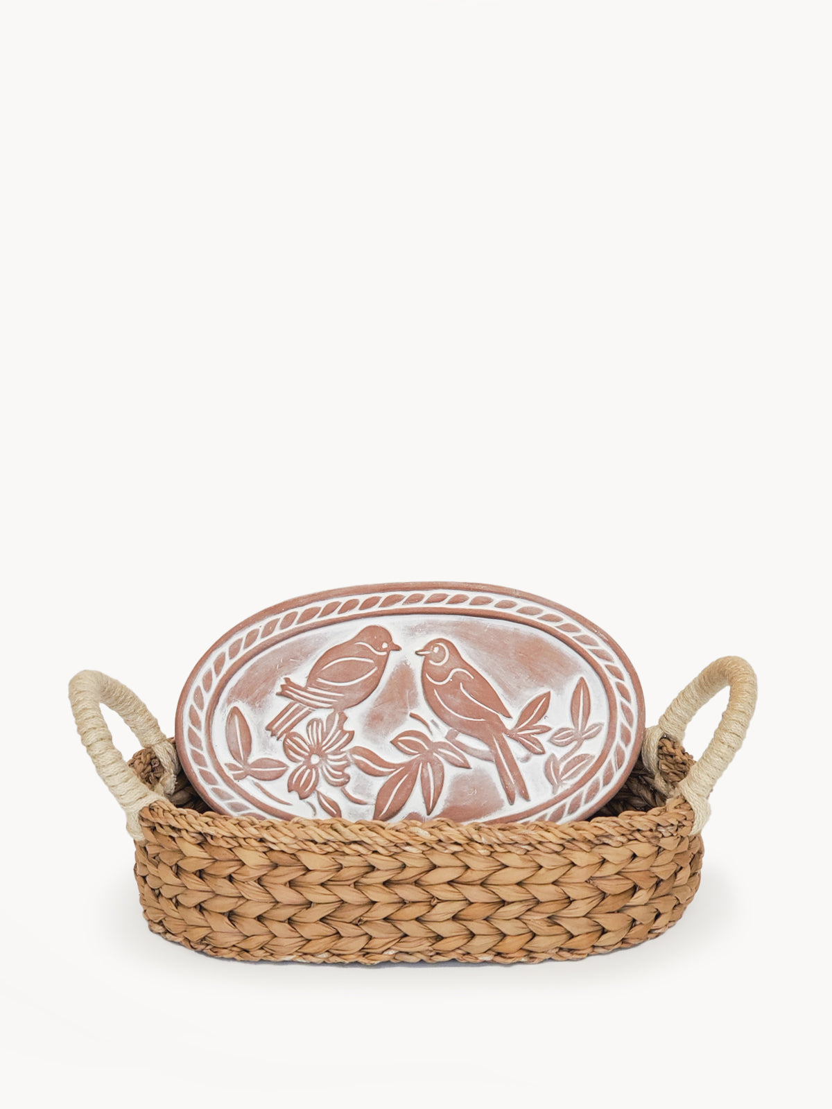 Chauffe-pain et panier - Lovebirds Oval