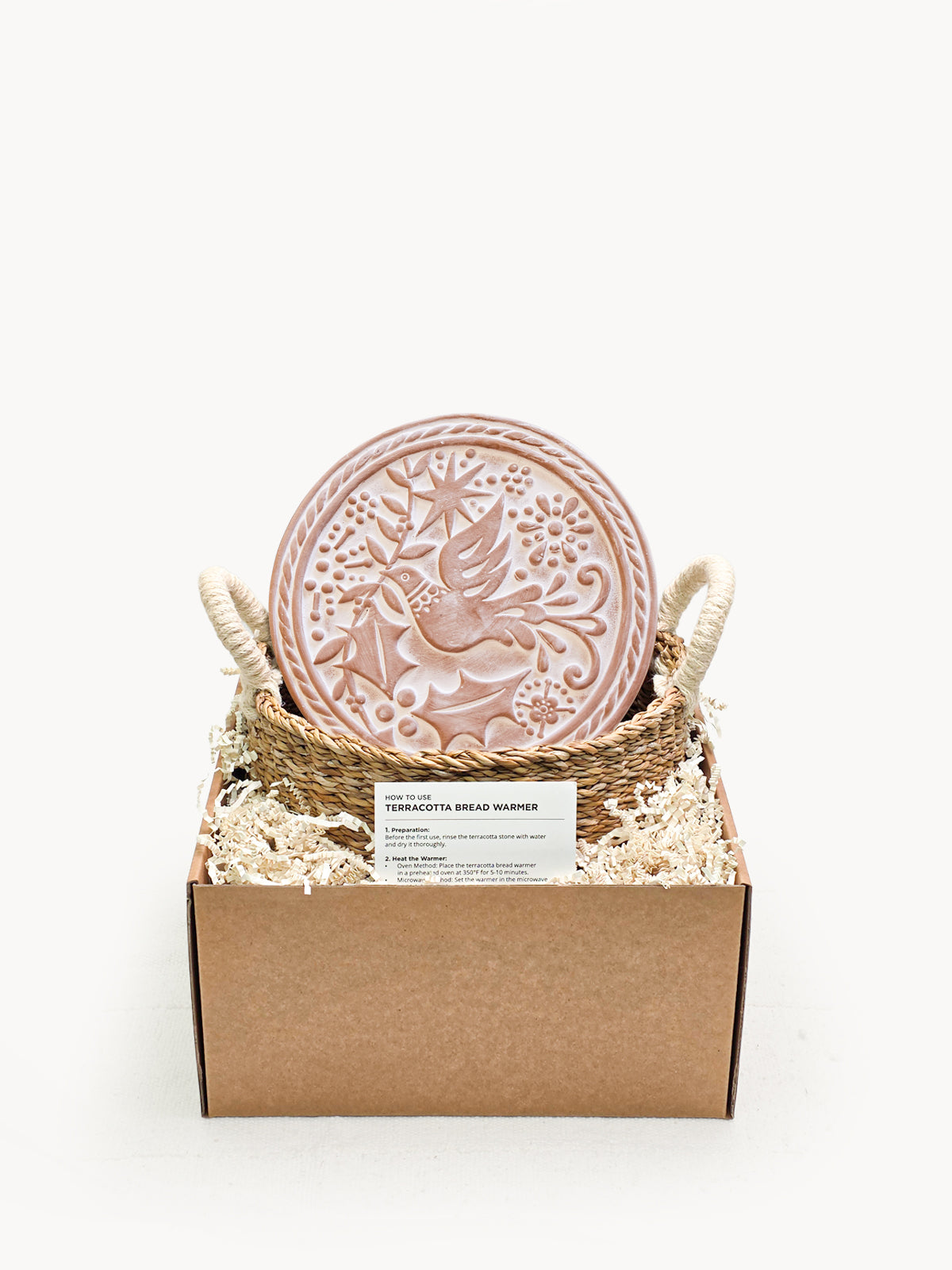 Chauffe-pain et panier - Oiseau rond