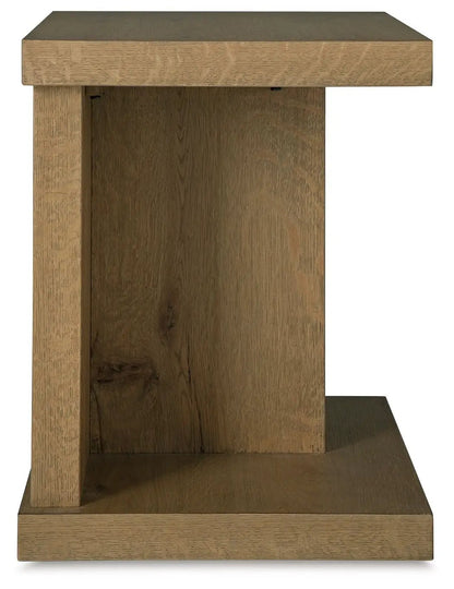 Brinstead Chair Side End Table with USB Charging