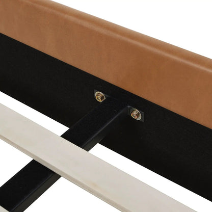 Aspen Vertical Tufted Headboard Platform Bed