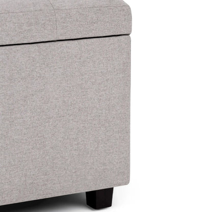 Cosmopolitan Upholstered Storage Ottoman Bench