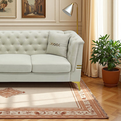 Modern Velvet Sofa Set and Plush Home Seating