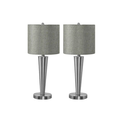 Contemporary Table Lamps with USB Port Set of 2