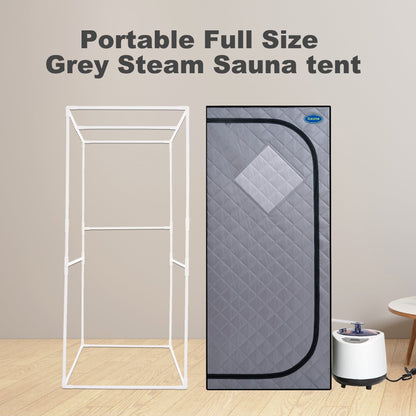 Portable Grey Steam Sauna and Fast Heating