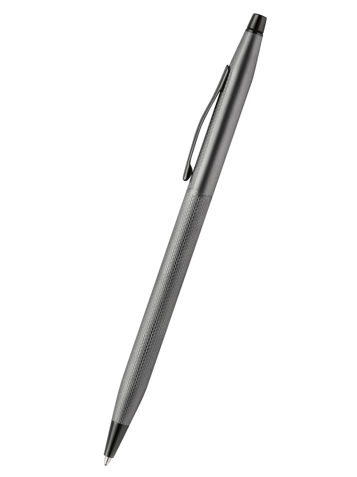 A.T. Cross Classic Century Slate Gray Engraved Diamond-Pattern Ballpoint Pen with clip on Tampa Home & Garden Store