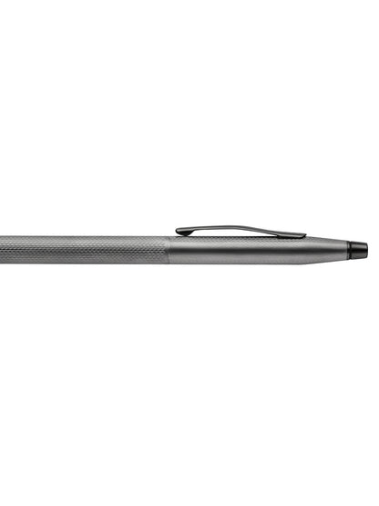 Classic Century Slate Gray Engraved Diamond Pattern Ballpoint Pen by A.T. Cross with clip on Tampa Home & Garden Store