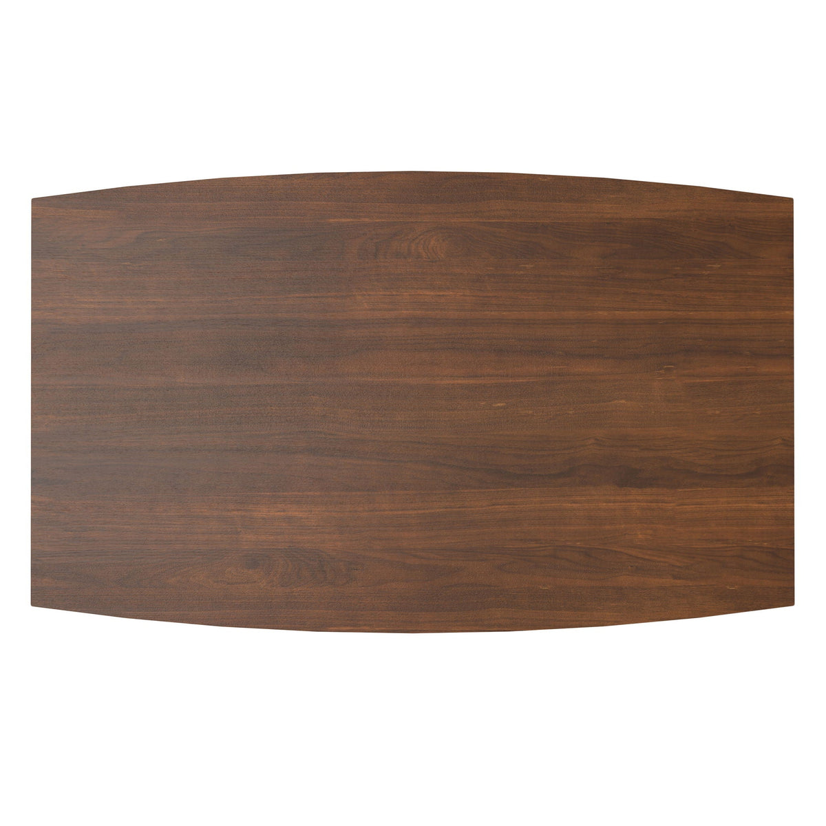 Rectangular dining table top in dark brown wood finish with visible grain on Tampa Home & Garden Store