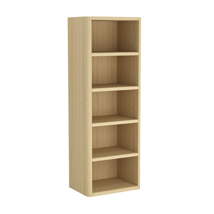 Open Bookcase with Adjustable Shelves in light wood finish, 79in tall, HouseOfZazla on Tampa Home & Garden Store
