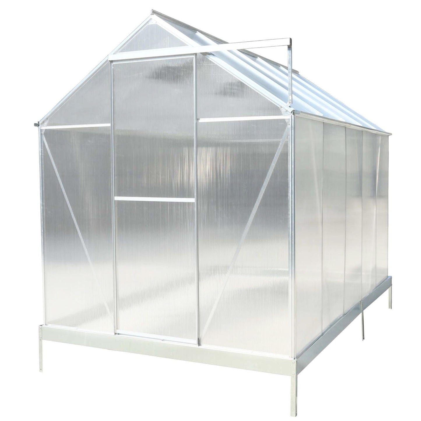 Heavy Duty Polycarbonate Greenhouse Kit and Door