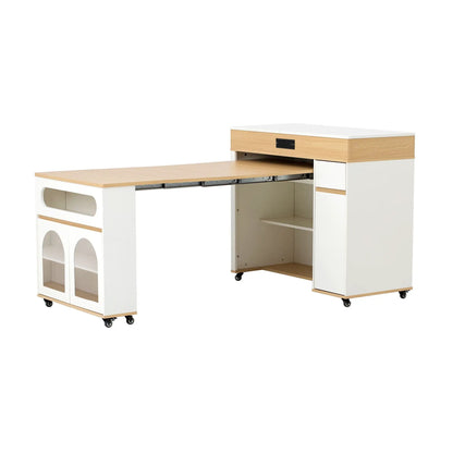 Extendable Dining Table With Folding Top